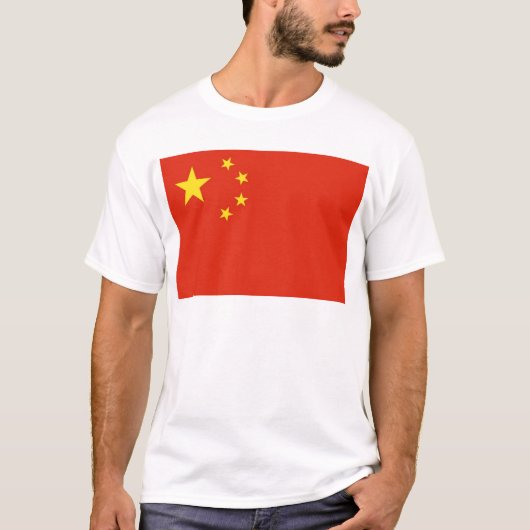 フラグ中国の Tシャツ (正面)