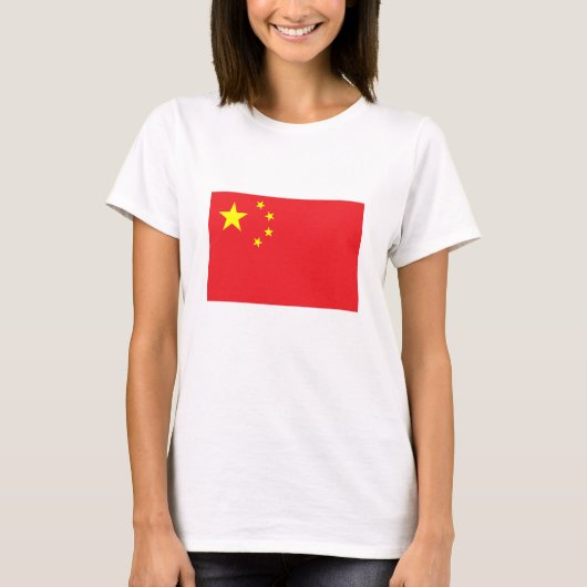 フラグ中国の Tシャツ (正面)