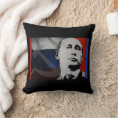 フラグ付きプロシアのチン クッション (ブランケット)