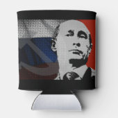 フラグ付きプロシアのチン 缶クーラー (裏面)