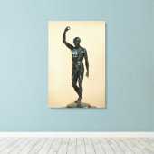 フラグ付き体 キャンバスプリント (インサイチュ (ウッドフロア))