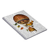 フラグ付き熱気球 ノートブック (右側)