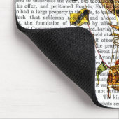 フラグ付き熱気球 マウスパッド (コーナー)