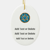 フラグ国際的- SRF セラミックオーナメント (裏面)