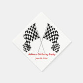 フラグ市松模様にデザイン紙ナプキンス スタンダードカクテルナプキン (角)