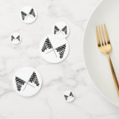 フラグ市松模様に紙吹雪 コンフェッティ (グループ)