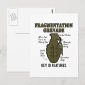 フラグ手榴弾ID機能 ポストカード (正面/裏面)