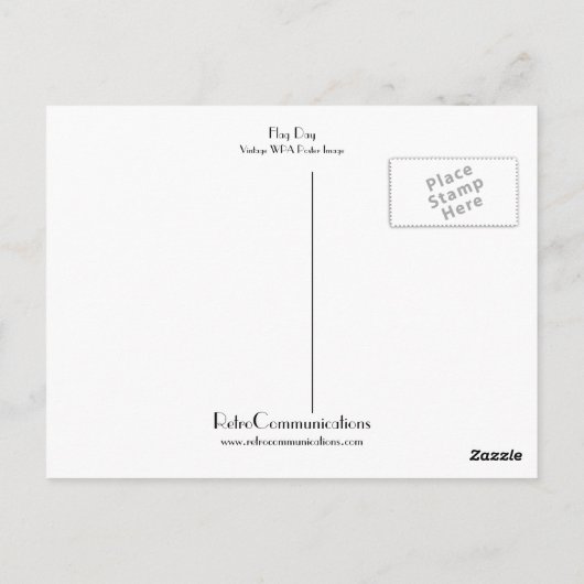 フラグ日 ポストカード (裏面)