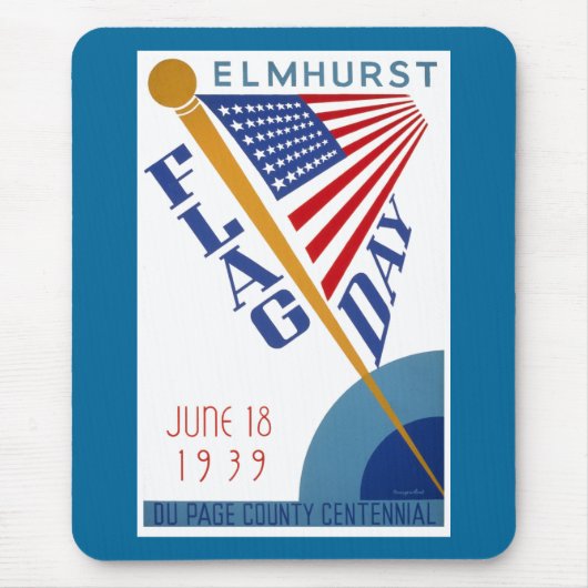 フラグ日 マウスパッド (正面)