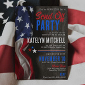 フラグ素朴軍隊ソルダーゴーイング遠くにパーティー 招待状