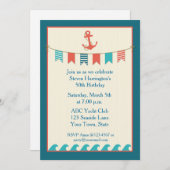 フラグ航海のといかり招待状 招待状 (正面/裏面)