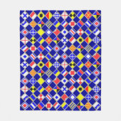 フラグ航海のの色 フリースブランケット (正面)