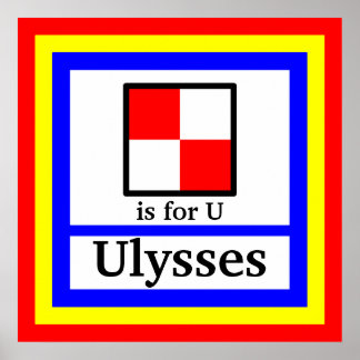 フラグ航海のはUとYour Child's Name ポスター