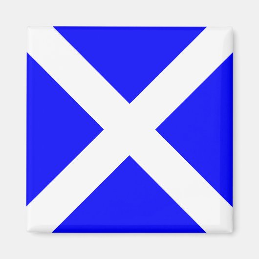 フラグ航海のアルファベットの信号文字M (Mike) マグネット (正面)