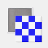 フラグ航海のアルファベットの信号文字N (11月) マグネット (正面/裏面)