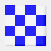 フラグ航海のアルファベットの信号文字N （11月） マグネット (正面)