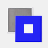 フラグ航海のアルファベット記号P (Papa) マグネット (正面/裏面)