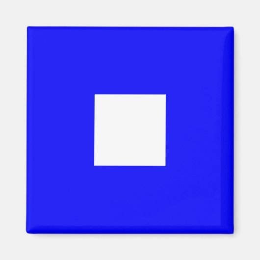 フラグ航海のアルファベット記号P (Papa) マグネット (正面)