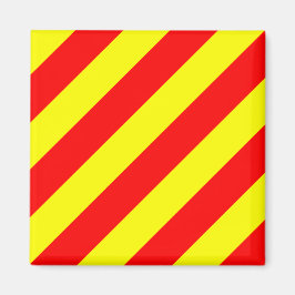 フラグ航海のアルファベット記号Y （ヤンキー） マグネット