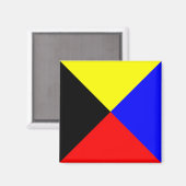 フラグ航海のアルファベット記号Z （ズル） マグネット (正面/裏面)