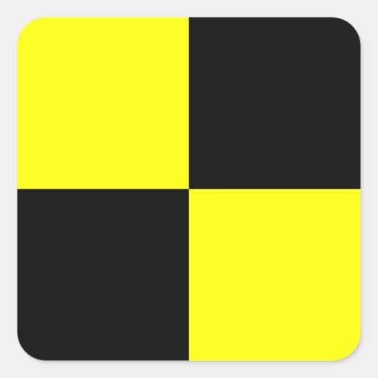 フラグ航海のシグナル文字L (リマ) スクエアシール (正面)