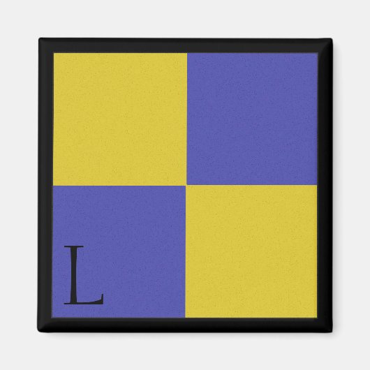 フラグ航海のマグネットアルファベット文字L マグネット (正面)