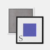 フラグ航海のマグネットアルファベット文字S マグネット (正面/裏面)