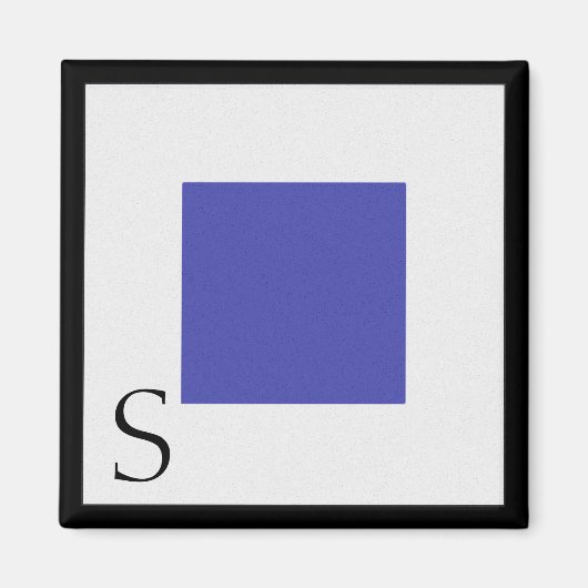 フラグ航海のマグネットアルファベット文字S マグネット (正面)