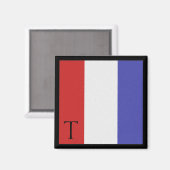 フラグ航海のマグネットアルファベット文字T マグネット (正面/裏面)