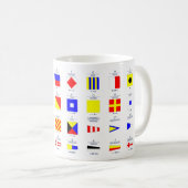 フラグ航海のー コーヒーマグカップ (正面右)