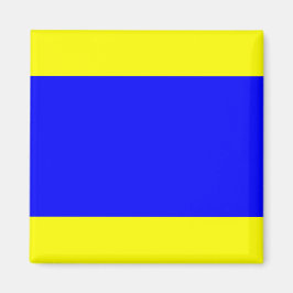 フラグ航海の信号文字D （デルタ） マグネット