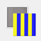 フラグ航海の信号文字G (ゴルフ) マグネット (正面/裏面)