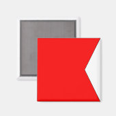 フラグ航海の"B"ブラボー磁石 マグネット (正面/裏面)