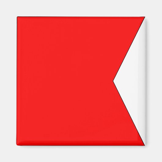 フラグ航海の"B"ブラボー磁石 マグネット (正面)