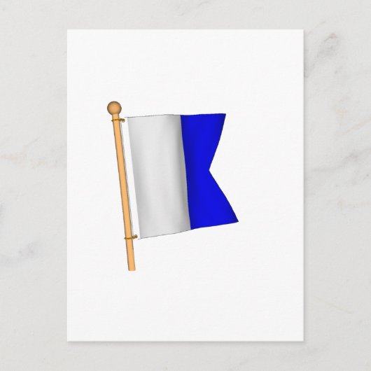 フラグ航海の'A' ポストカード (正面)