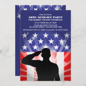 フラグ軍隊送出招待状 招待状 (正面/裏面)