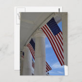 フラグ飛んでいる ポストカード (正面/裏面)