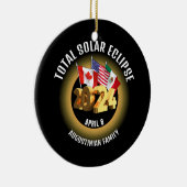 フラグ2024皆既食太陽のファミリー セラミックオーナメント (右)