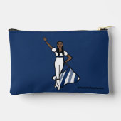 フラグ/カラーガードアクセサリーバッグ青 アクセサリーポーチ (裏面)