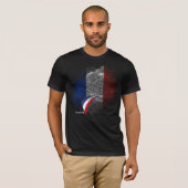 フラグ フランス国旗 Tシャツ (正面フル)