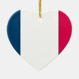 フラグ フランス セラミックオーナメント