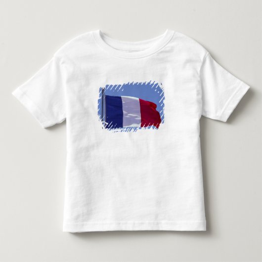 フラグ フランス トドラーTシャツ (正面)