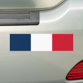 フラグ フランス バンパーステッカー (車上)