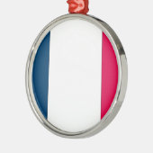 フラグ フランス メタルオーナメント (左)
