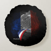 フラグ フランス ラウンドクッション (正面)