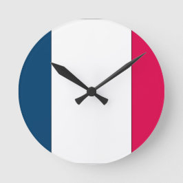 フラグ フランス ラウンド壁時計