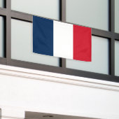 フラグ フランス 横断幕 (ビルの外側)