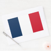 フラグ フランス 長方形シール (封筒)