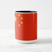 フラグ(中国の中国) ツートーンマグカップ (中央)