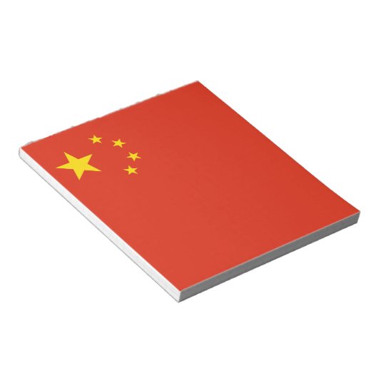 フラグ(中国の中国) ノートパッド (アングル)